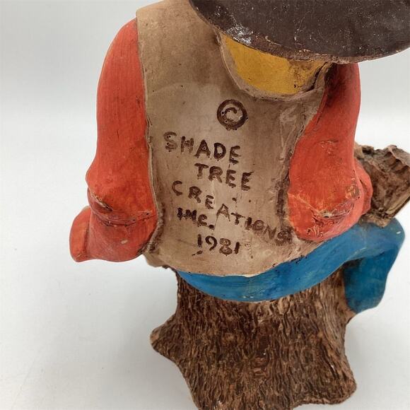 1981 Shade Tree Creations Handcrafted Cowboy Figurine Western Decor - Picture 3 of 7